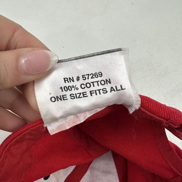 HMI Headwear University of Georgia Bulldogs Red Baseball Hat Cap OS Hook & Loop - Picture 10 of 11